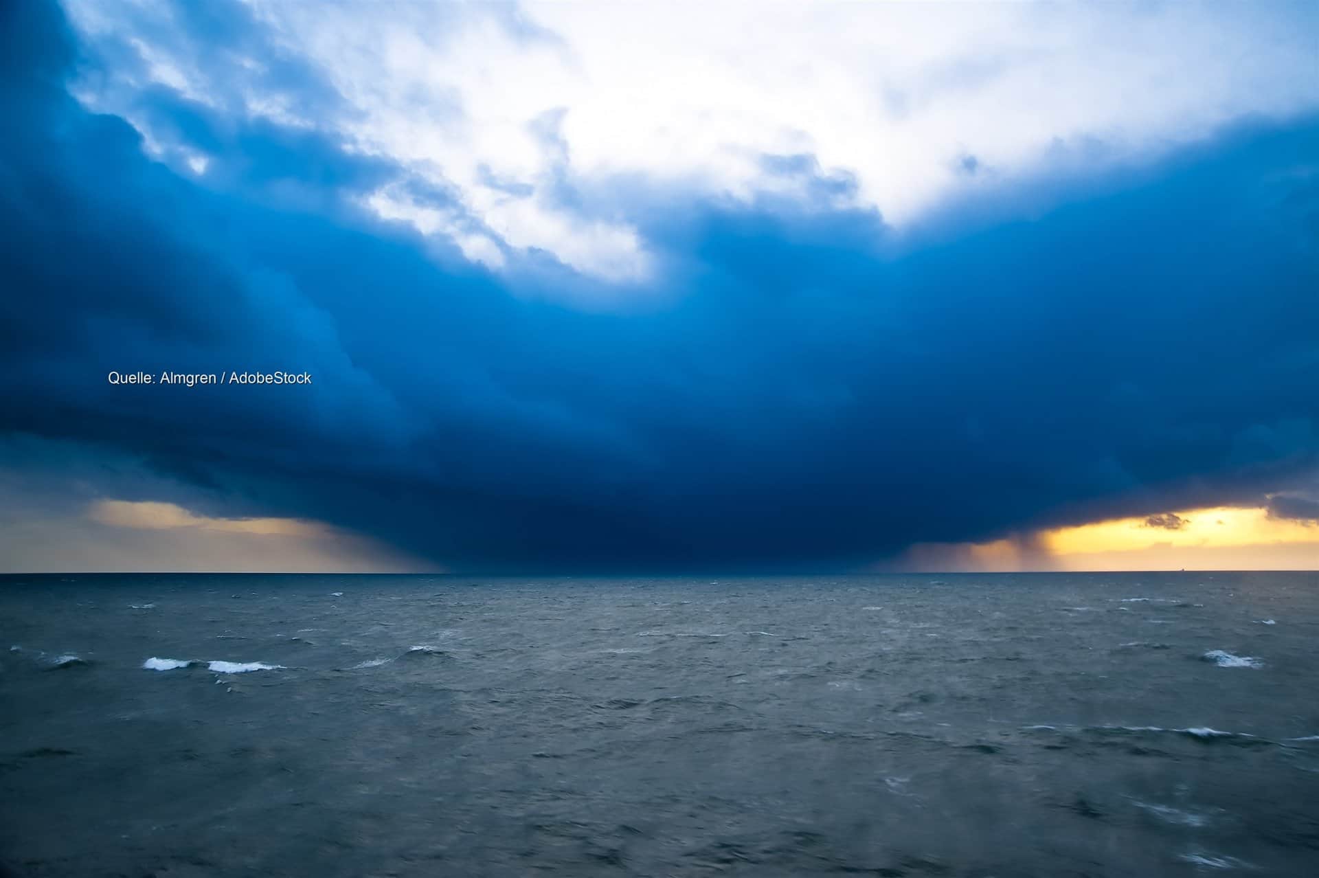 Gewitter an der Nordsee: Polarluft bringt Starkregen und Sturm
