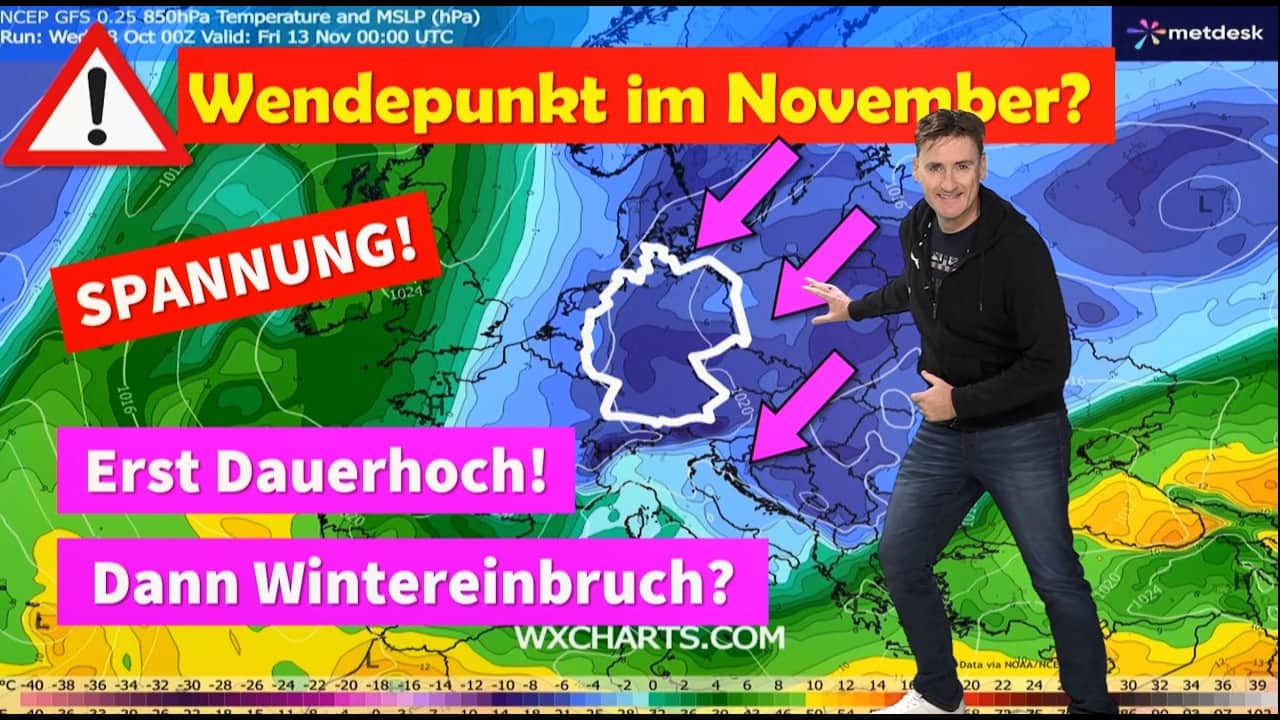 Wintereinbruch Mitte November: GFS und ECMWF zeigen Schneegefahr