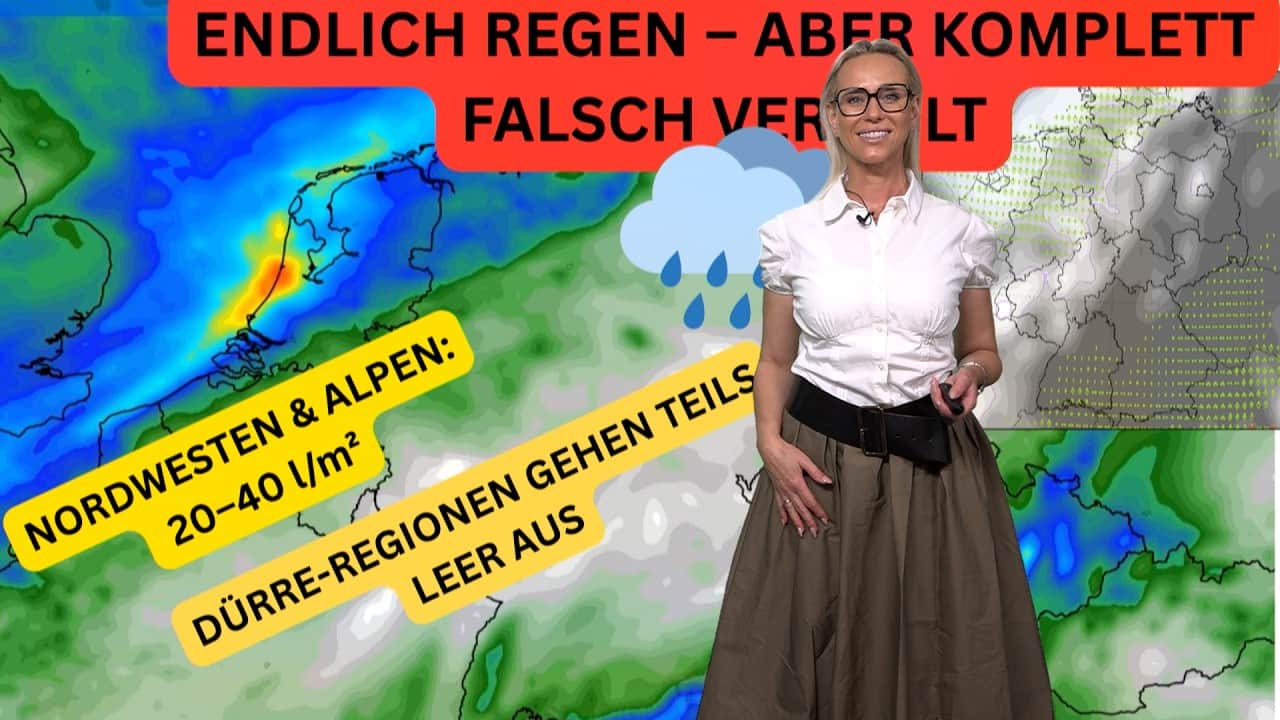 Regen und Sturm in Deutschland, aber regional trocken: Wettertrend