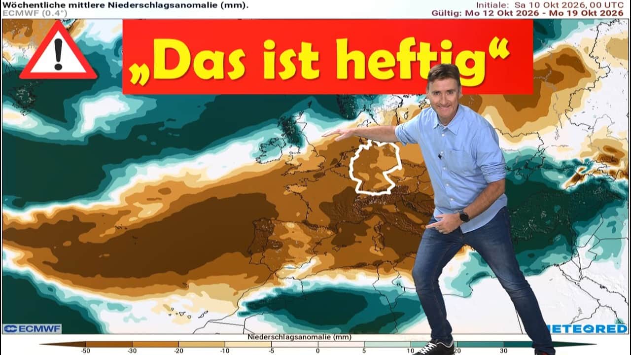Dürregefahr in Europa: neue Karte zeigt zunehmende Austrocknung