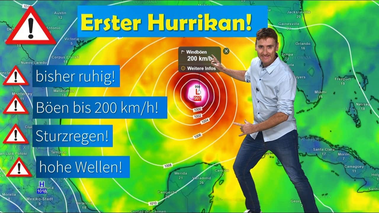 Hurrikan bedroht Atlantikraum  Folgen für Herbstwetter in Deutschland