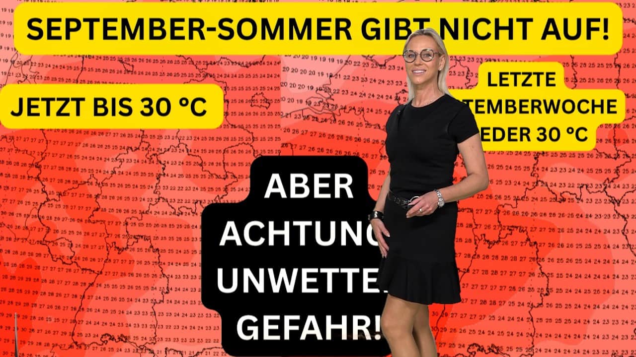 Unwetter mit Starkregen und Sturmböen in Deutschland  September bringt kurzen Wetterumschwung zurüc