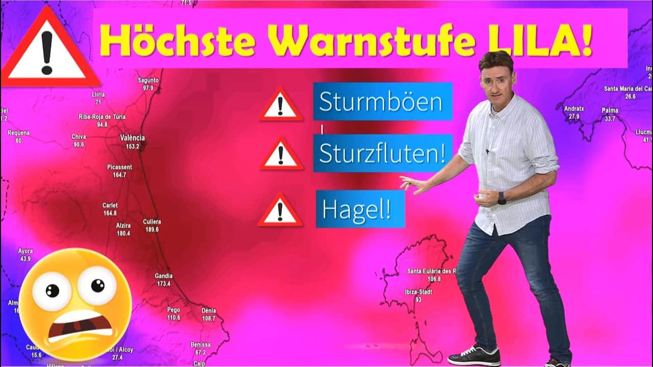 Starkregen und Überschwemmungen im Urlaubsland Mallorca treffen viele Deutsche