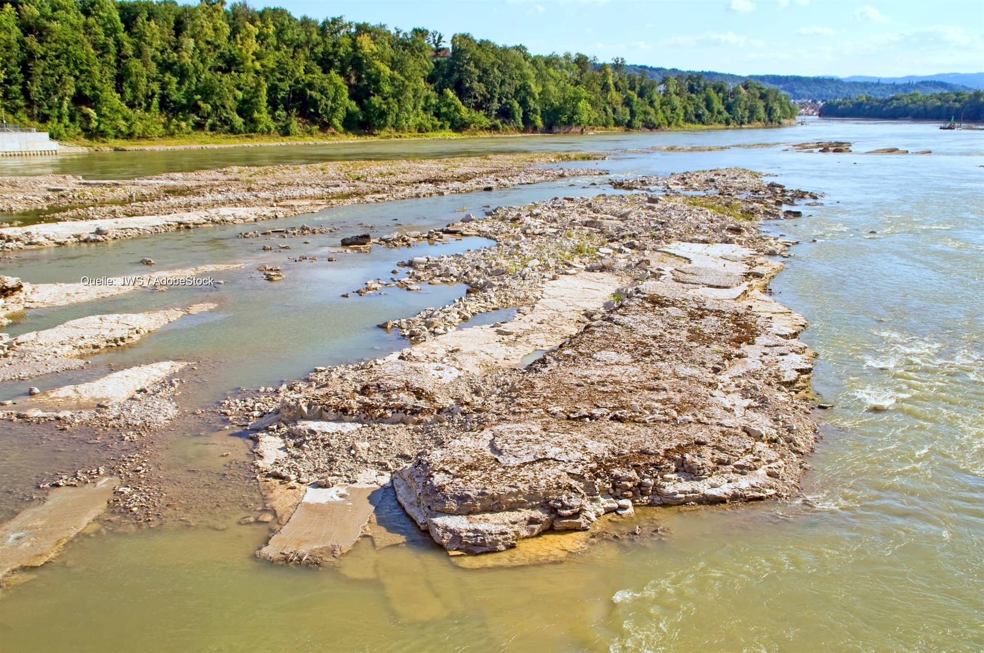 Dürre in halb Europa: Rhein, Po und Donau auf Rekordtiefs