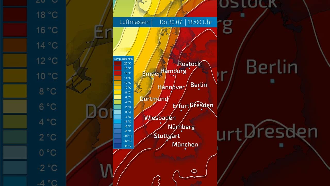 Sturm mitten in der Hitzewelle! Orkanböen bis 140 km/h & amtliche Warnung vor starke Hitzebelastung