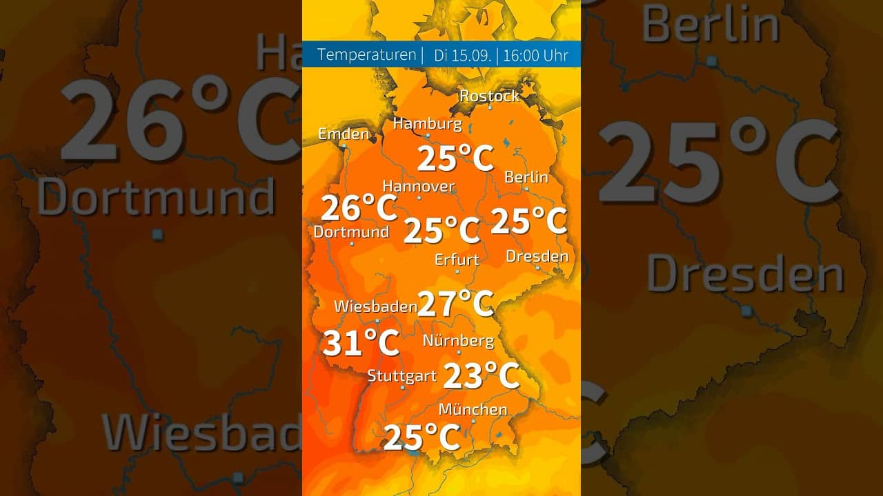 Gewitterfront im Nordwesten: Wetterumschwung am Abend erwartet