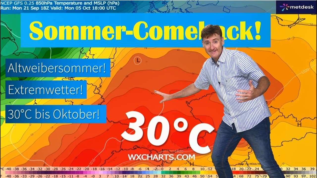 Spätsommerliche Wärme in Deutschland: regional noch einmal Badewetter
