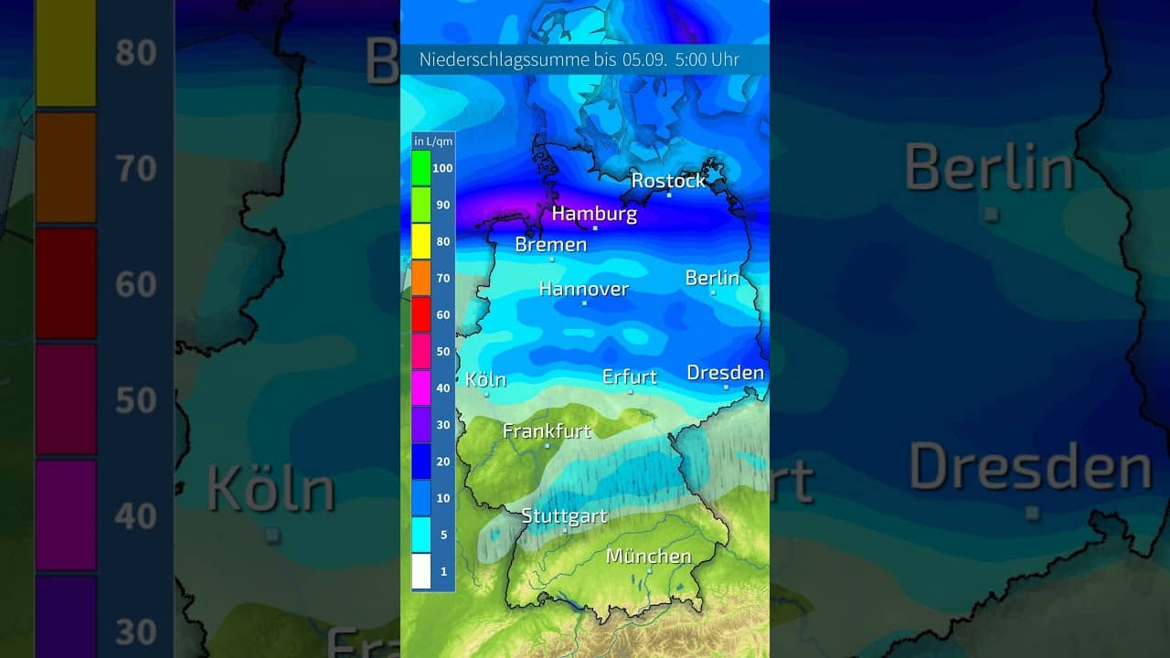 Unwetter! Gewitter und Starkregen  örtlich bis 50 l/m² und bis Sonntag kommt noch mehr Regen!