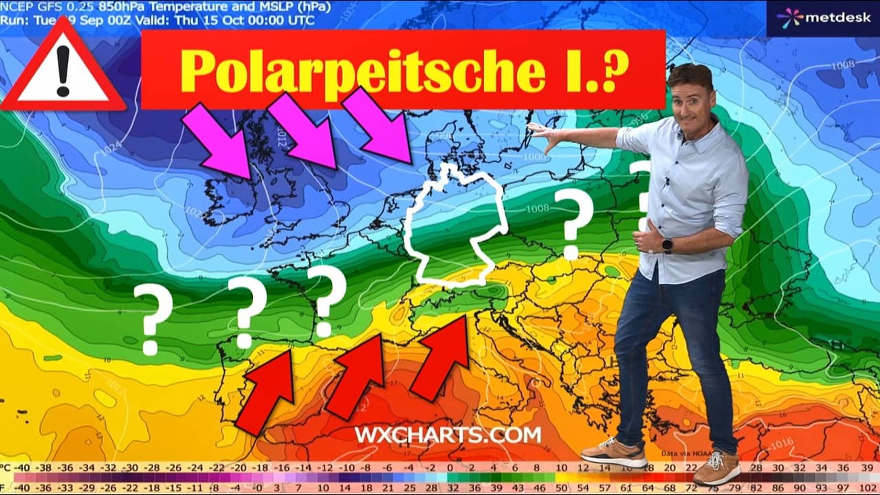 Sturm und Kaltlufteinbruch in Deutschland: Modelle uneinig für Mitte Oktober