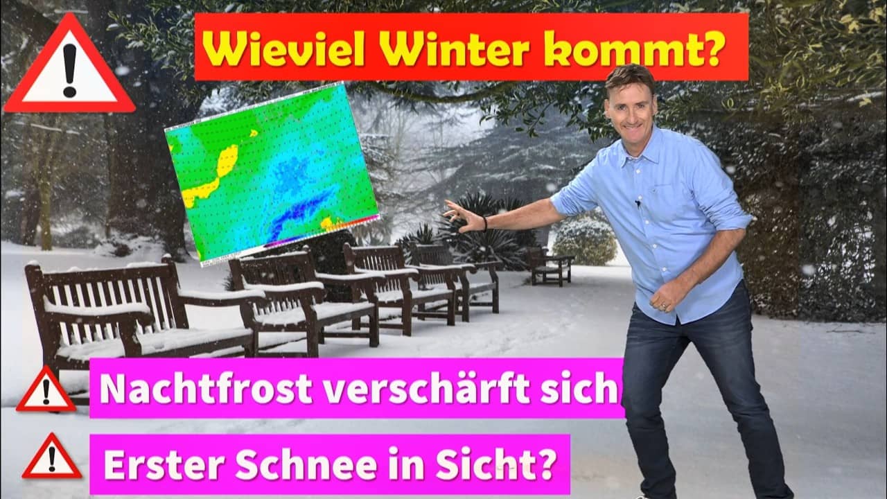Kältewelle aus Nordosten: Wintereinbruch und Schneegefahr im Flachland
