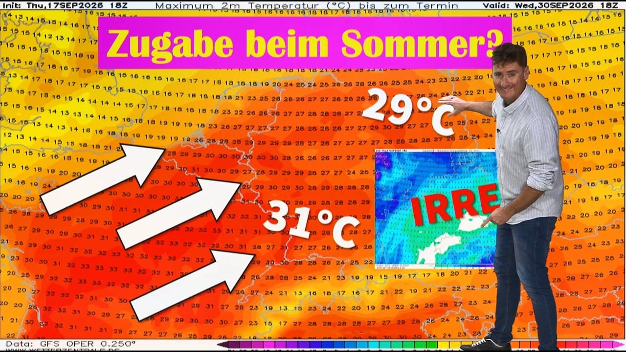 Spätsommerliche Wärme in Deutschland  und früher Wintereinbruch möglich