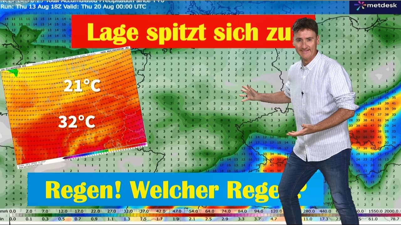 Süden bleibt heiß  doch wo bleibt der Regen? Landregen nicht in Sicht, die Lage spitzt sich zu!