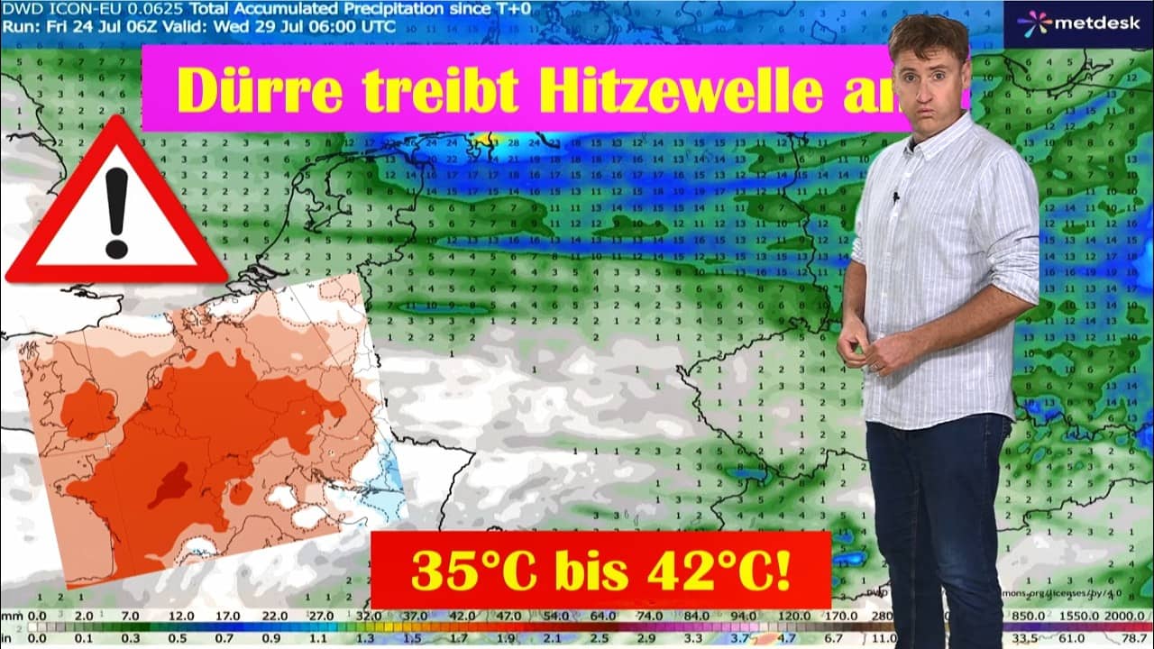 Das wäre eine brutale Mörderhitze  GFS bleibt auf absolutem Extremkurs! ECMWF zieht langsam nach!