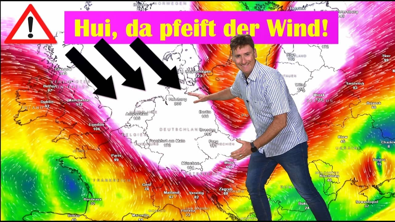 Stürmischer Jetstream über Hamburg: Wetterlage kippt mit Regen und Wind