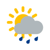örtlich Regenschauer