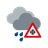 Regen, örtlich gefrierend