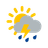 örtlich leichte Gewitter