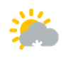 örtlich Schneeschauer