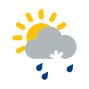 Schneeregenschauer