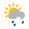 Schneeregenschauer