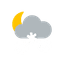 örtlich Schneeschauer