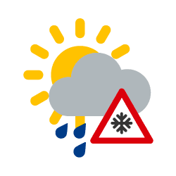 Tag: Regenschauer, örtlich gefrierend