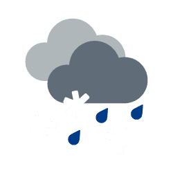 Tag: starker Schneeregen