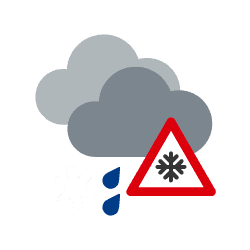 Tag: Schneeregen, örtlich gefrierend