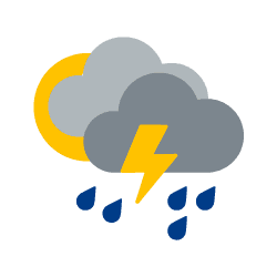 Nacht: Gewitter