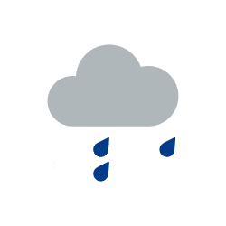 Nacht: Schneeregen