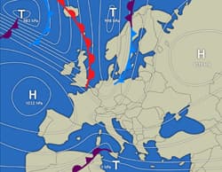 Wetterkarte