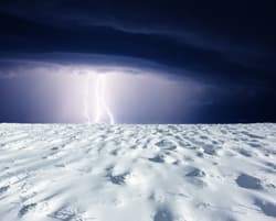 Wintergewitter