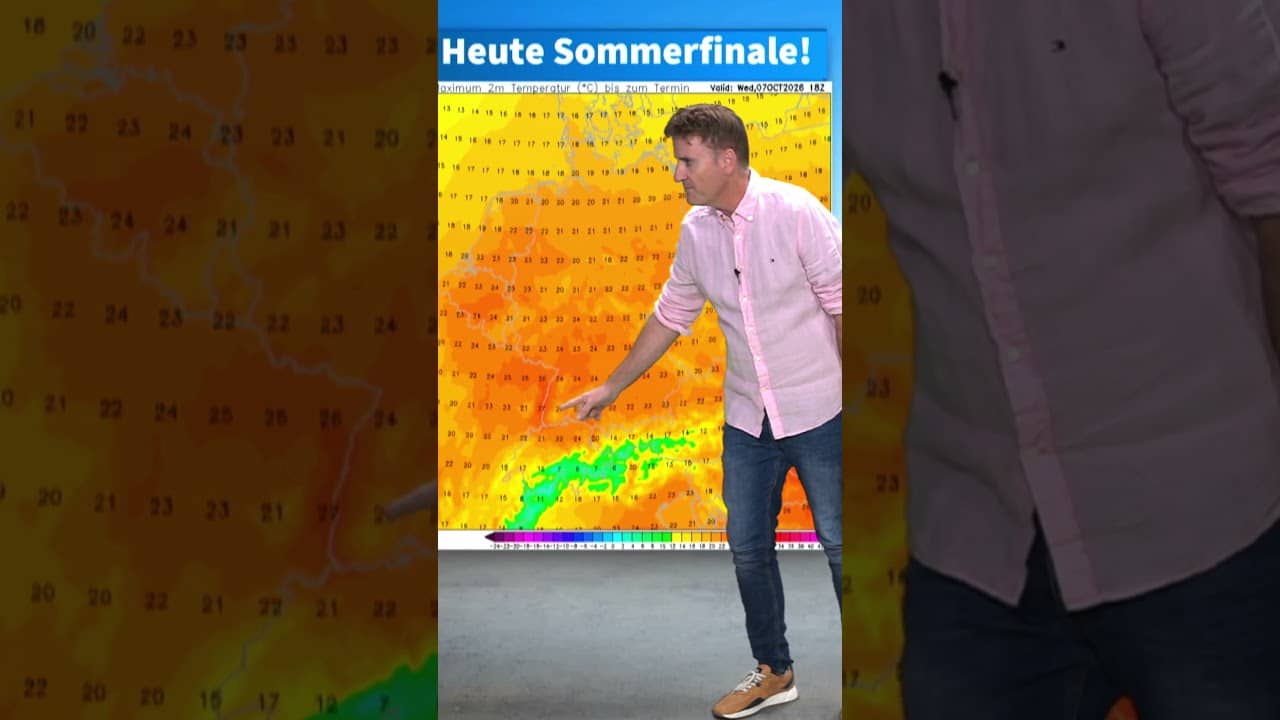 Sommerende in Deutschland: Warmes Wochenende, dann kühler Start