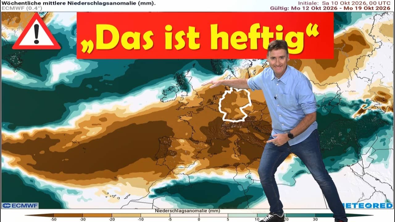 Dürregefahr in Europa: neue Karte zeigt zunehmende Austrocknung