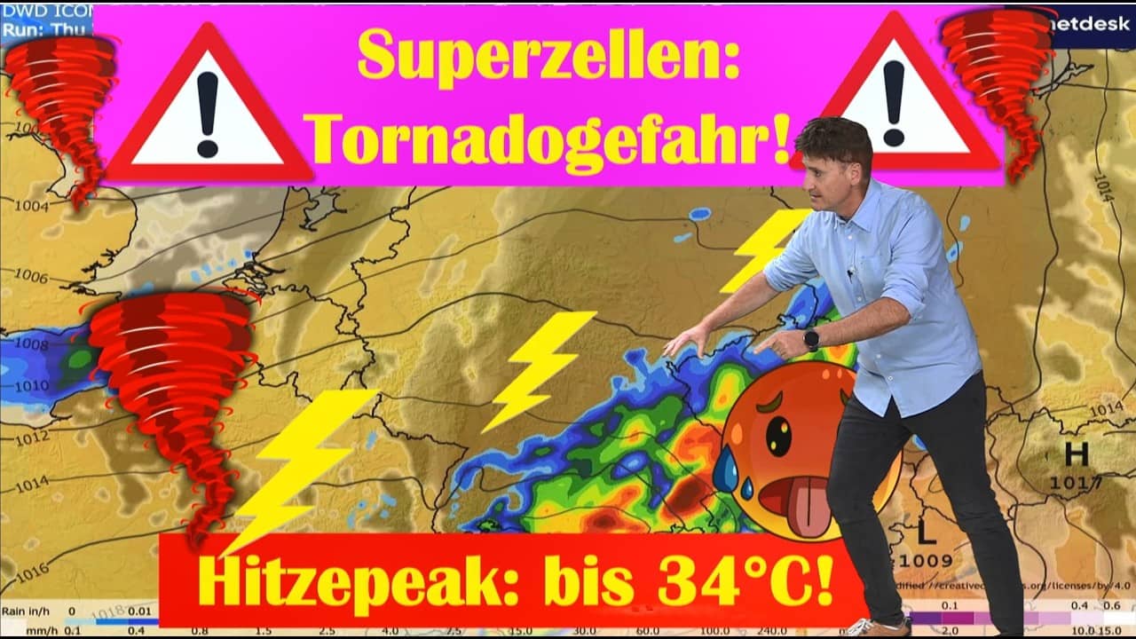 Es wird eine wilde Nacht" Unwetter rollen an, im Westen droht schon jetzt das Chaos