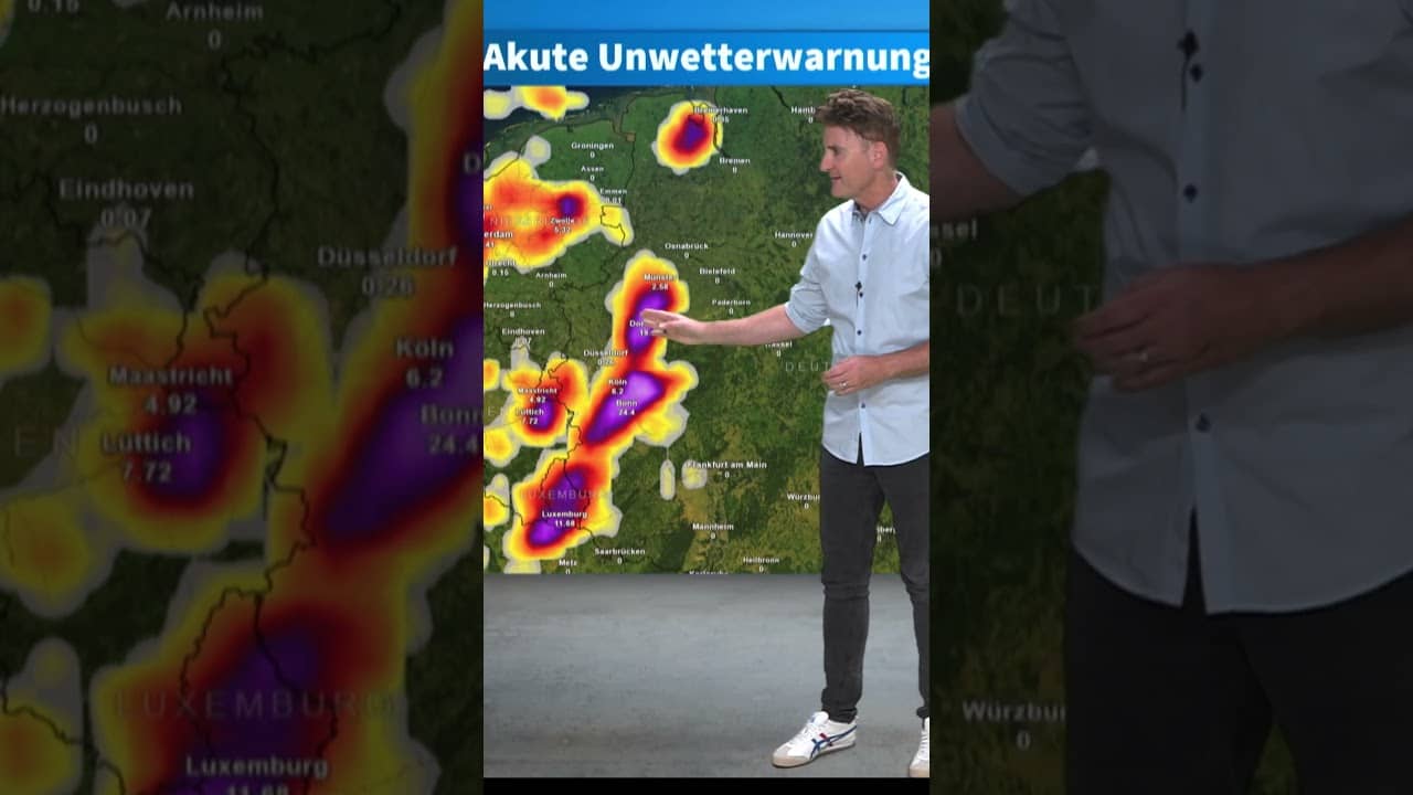 Höchste Warnstufe LILA! Superzellen, Hagel & Starkregen rollen heute Abend über Deutschland