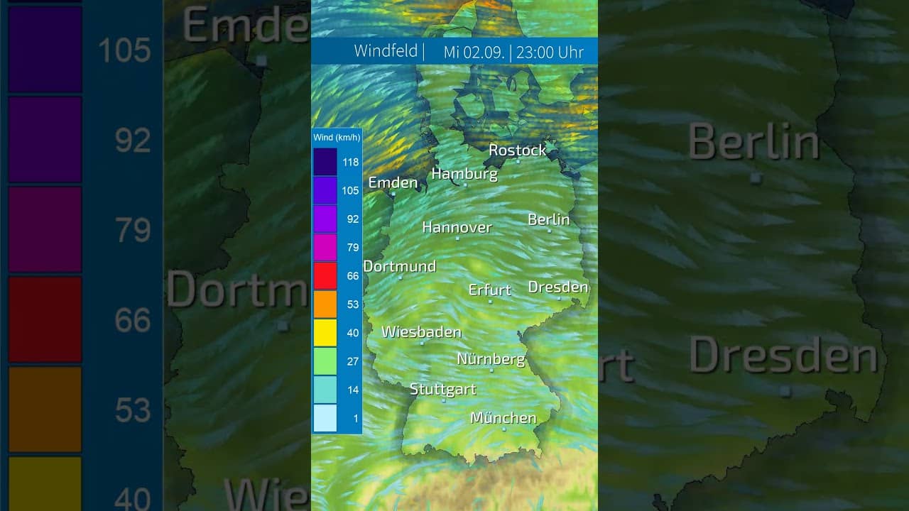 Freitag drohen 80-km/h-Böen! Wo der Wind jetzt zulegt auch fern der Küste