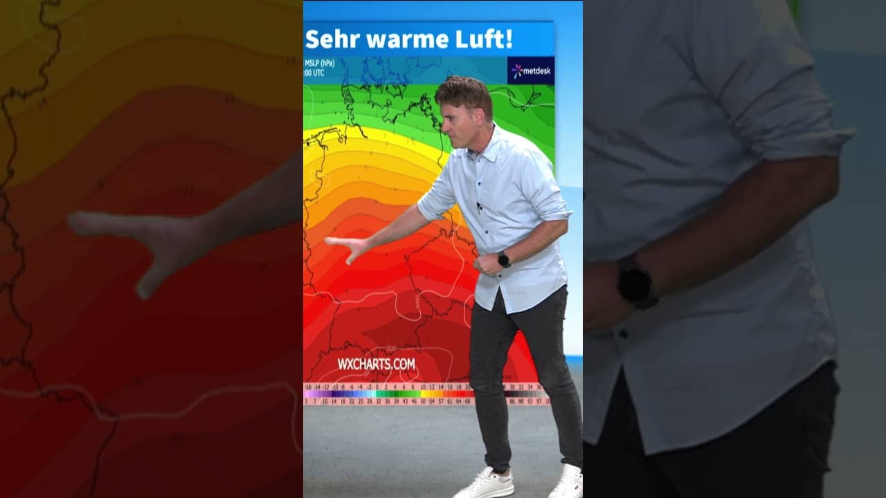 Wüstentag im September! 36 Grad im Süden, während der Norden absäuft Deutschland zerreißt es