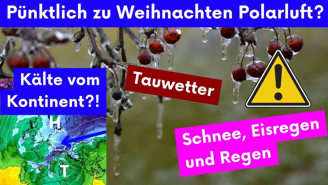 Kälteres drittes Adventswochenende in Deutschland durch Ostlage