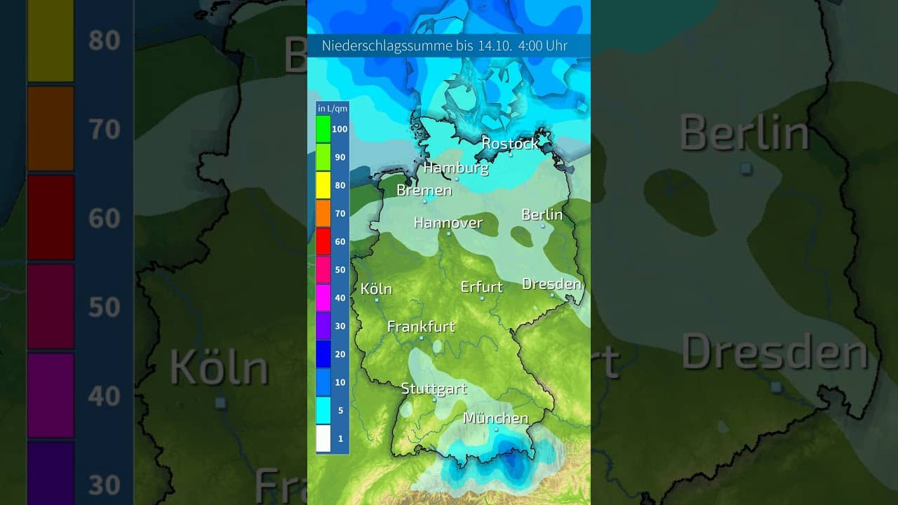 Warme Front bringt Dauerregen: Dürre in Deutschland bleibt bestehen