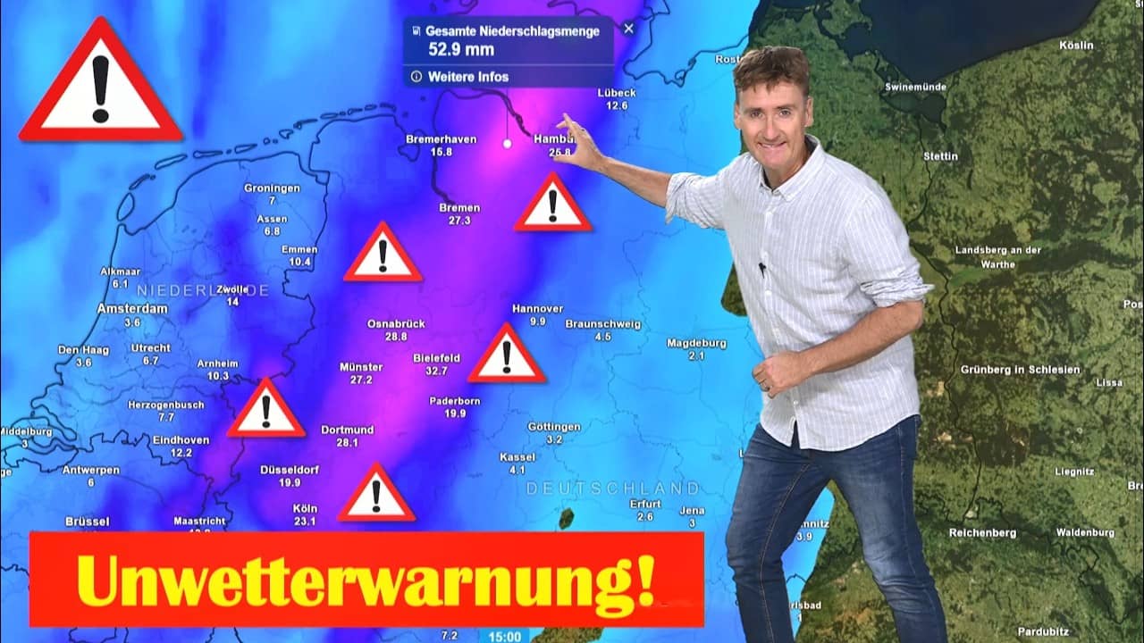 Starkregen im Westen, Trockenheit im Osten Folgen für den Oktober